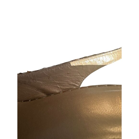 STUART WEITZMAN Leather Animal Print Slingback Heels Size 7 - Picture 7 of 7